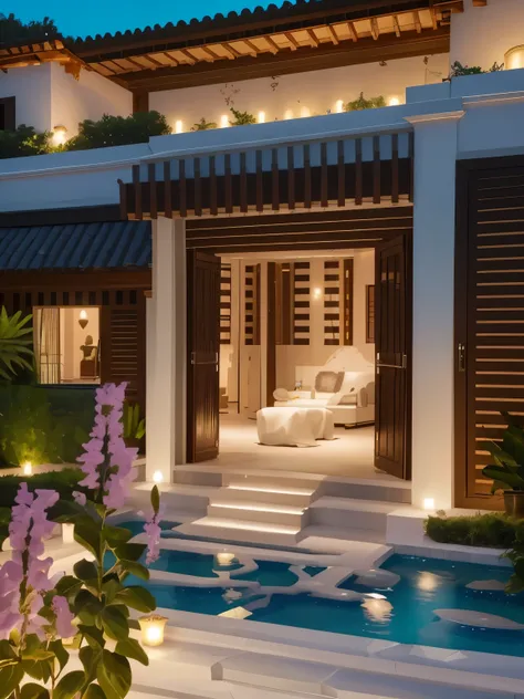 LUXURY, VILLA, MODERN good quality, good quality, good anatomy, no people, extra digits, few digits, road ahead, no water