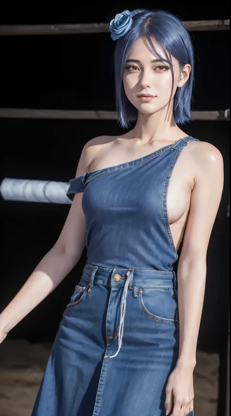 （8K，original photo），（nsfw:1.5），（best quality），（masterpiece），（realistically，）（Reality and reality），（high resolution），Ultra-detailed，（endless realism：1.1），beautiful face，
（1 female：1.1），Female pervert，（look at the audience），denim lenses，Japan，
Xiaonan（Naruto...