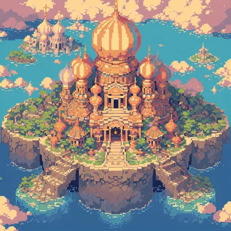 pixel art,top view，best quality, vibrant colors, retro style, detailed landmarks, intricate borders, seamless transitions, nostalgic feel, visually appealing, high-resolution render