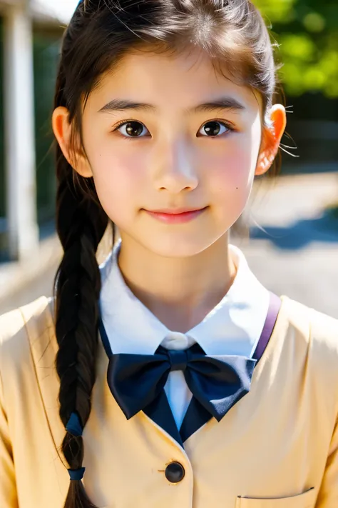 (beautiful 14 year old japanese female), cute face, (deeply carved face:0.7), (freckles:0.6), soft light,healthy white skin, shy...