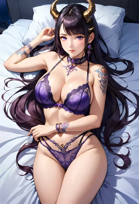 (masutepiece, Best Quality, High resolution:1.3), solo, alone, milf, cowboy shot, Description Girls, detail hands, Detail fingers, Detail Face, cute face, detail legs, overdetailed art, Fine details, (large breasts, wide hips, sexy), (black hair), hair bun...