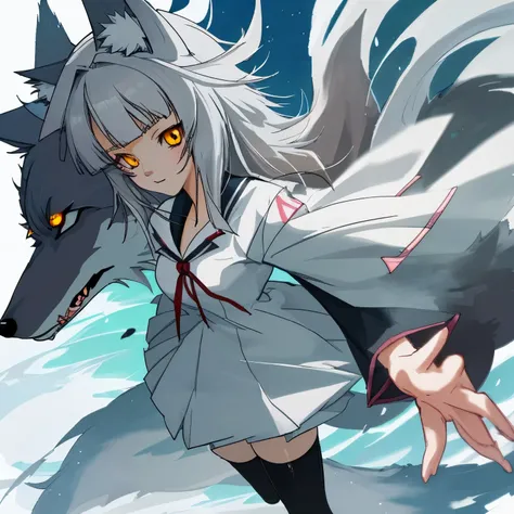 Anime wolf girl 