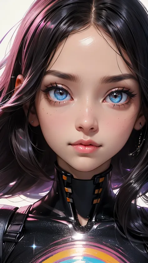 a cyborgwoman,solo,masterpiece,best quality,highres,extreme detaildelicate face, extreme detaildelicate eyes,(face alignment),fa...