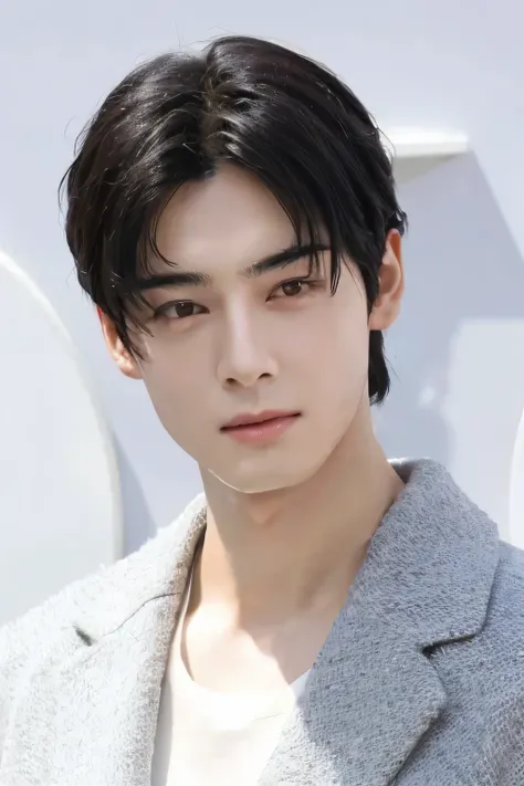 Cha Eunwoo cabello extra largo