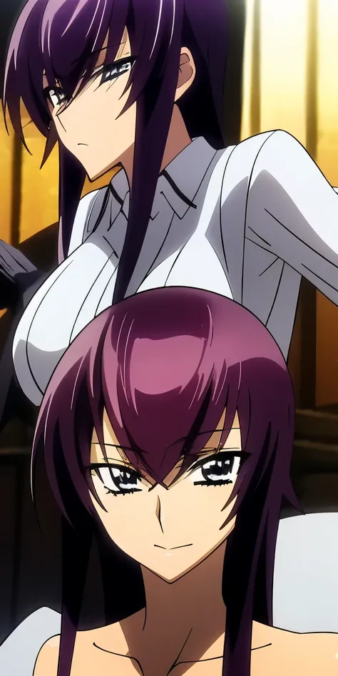 Saeko Busujima y Rias Gremory