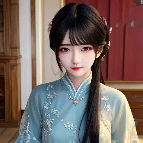 ((best quality)), ((masterpiece)), (detailed), (perfect face), (donghua girl), (hair detailed), (detailed eye) 