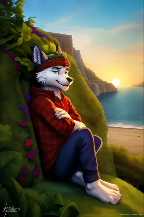 (((Barefoot furry character, full body, cinematic setting, male))) 

Masquerading as a man with a reason.
My charade is the event of the season
and if I claim to be a wise man, well
it surely means that I dont know.

On a stormy sea of moving emotion
tosse...