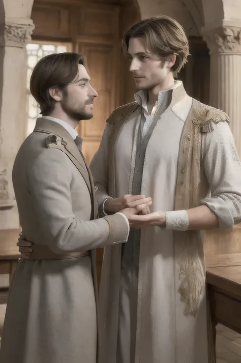 Il était une fois, dans un royaume lointain, two prince brothers named Alexander and William. Alexander, wool, was known for his wisdom and bravery, tandis que William, le cadet, était réputé pour sa gentillesse et son esprit vif.Un jour, le roi, their fat...