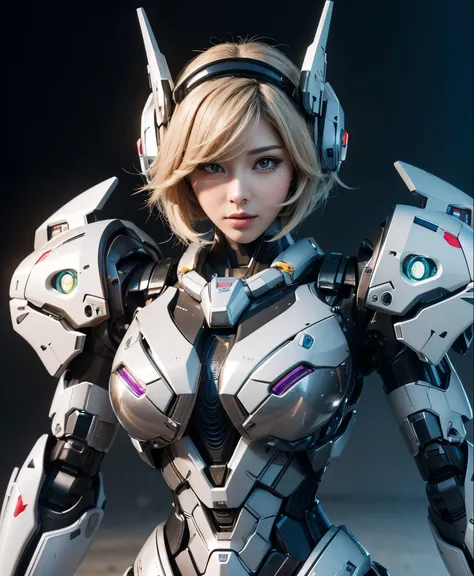 Super detailed, advanced details, high quality, 最high quality, High resolution, 1080p, hard disk,(mecha queen),(Farrah),overwatch,beautiful cyborg woman,Mecha cyborg girl,battle mode,Mecha body girl,She wears a futuristic mech