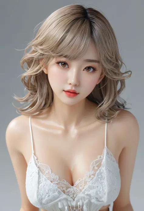 finely, High resolution, high quality、完璧なダイナミックな構figure, detailed and beautiful eyes, medium hair, 、natural color lip,Kamimei、Shibuya Ward、20 year old girl、1 person、transparent skin、shining hair、table top, 最high quality, figure, Super detailed, finely, Hig...