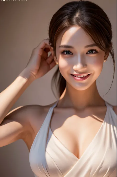 8K,american big breasted woman,Super beautiful(like the real thing),adult woman,sexyな水着,ponytail,smile,masterpiece,Photorealistic RAW photos of the highest quality。bright colors,rich colors, Backlight, cinematic lighting, film grain, to be born, 50MM lens,...