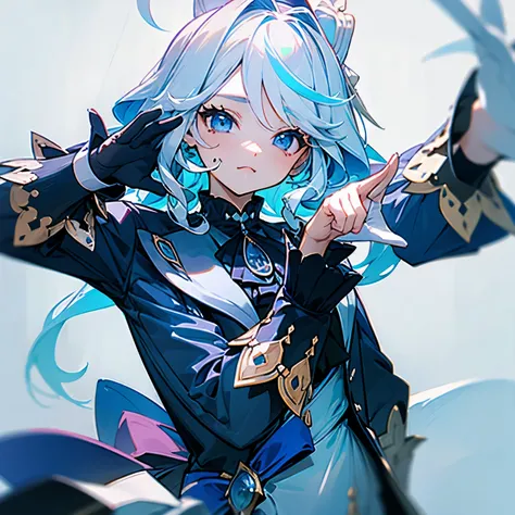 cute、noble pose、perfect face