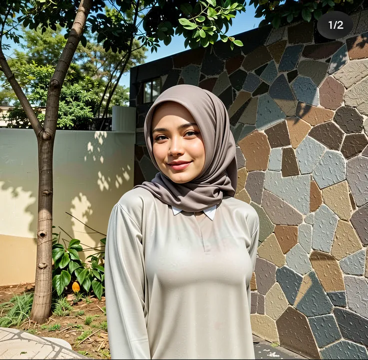 masterpiece, (ultra-high-definition portrait, vignet:1.4), Realistic, extremely detailed, CG unified, 8k, Clean lines, highly detailed, High-definition, raw color photos, Realistic portrait, Cinematic Light, Beautiful detailed, (1hijabgirl, indonesian:1.5)...