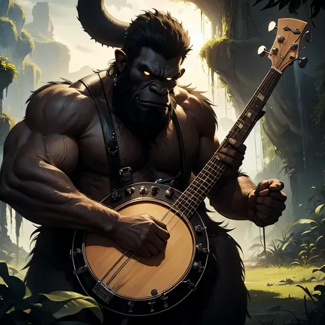 banjo negro gigante