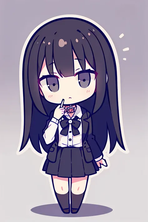 1 tall girl. Long, strait, black hair. Black open overshirt. Black eyes. Collar. On a leash. Broken hand cuffs. Milk white skin. Love eyes. White button up shirt. Black skirt. (Best resolution) (High def) (1080p) (Max quality)