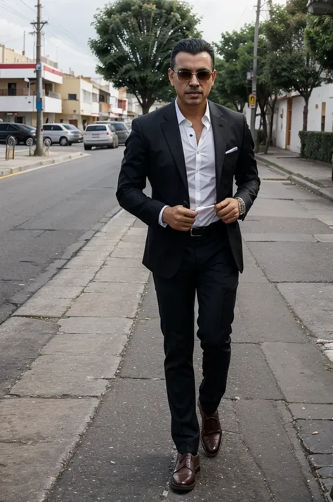 Victor Manuel Ramírez Arias walking
