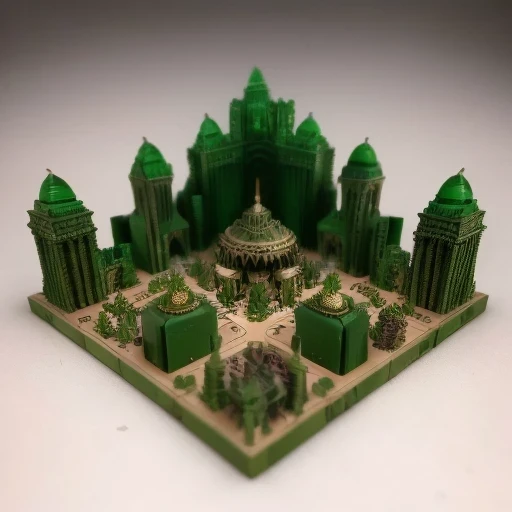 Imperial Green Jade，Gothic architecture，3598 lithium battery Mars realistic model, (original photo, best quality, masterpiece:1.4),Steampunk Cyberpunk 6820 Isometric City,(CyberpunkLithium Star light:1.3), Lithium Star (related to land),(in a Isometric:1.3...