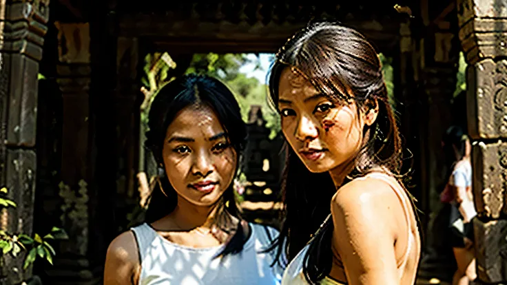 Cambodian women, 12th century AD, Angkor Wat, Best quality