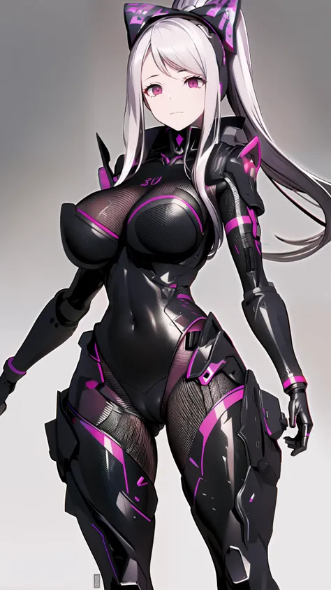 1 girl,NSFW,  Shalltear Bloodfallen,(Overload),ShalltearV4, huge breasts, clavicle, Glowing crimson eyes,absurd, brainwashing,empty eyes, ((No expression,erasure of emotions)), (black latex tight bodysuit),avert your eyes , full body figure,((stand up)), (...