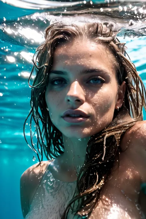 A black and white photo of Carola Rubio, ((arroba modelo)), ((sexy figure)), ((young woman)), ((in her 20s)), ((submerged in water)), ((by Mert and Marcus)), ((with droplets splashing on her)), ((wearing a sequin top)), ((in a frameless shot)).

Freya, ((i...