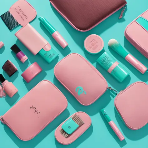 A brand with hair products, that is, a hair schedule in which you are entitled to a comb kit for your mother, is called nin beauty, the reference colors are light pink and turquoise or aqua green