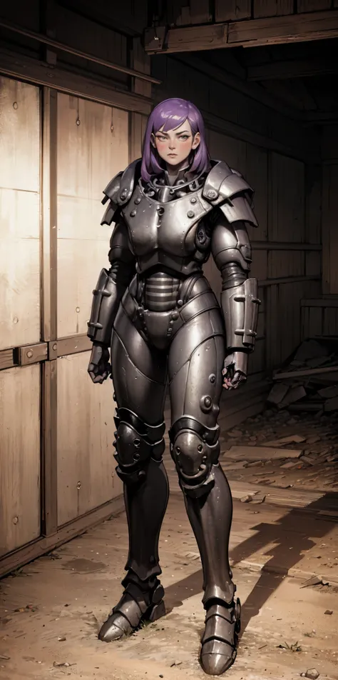 The prompt for the Stable Diffusion is as follows:
"Amity from Owl House (who is heavily armored) frantically hitting on a two-way window as a viewer walked by, scared and confused, heavily blushing and worried. Medium: Illustration. Additional details: De...
