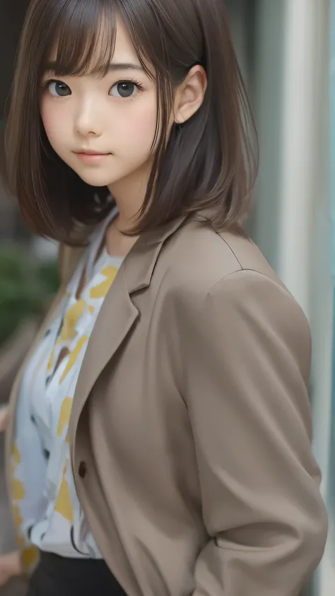 ((sfw: 1.4)), ((detailed face,  professional photography)), ((sfw, office lady, suit, extra short hair, sidelocks-hair, 1 Girl)), Ultra High Resolution, (Realistic: 1.4), RAW Photo, Best Quality, (Photorealistic Stick), Focus, Soft Light, ((15 years old)),...