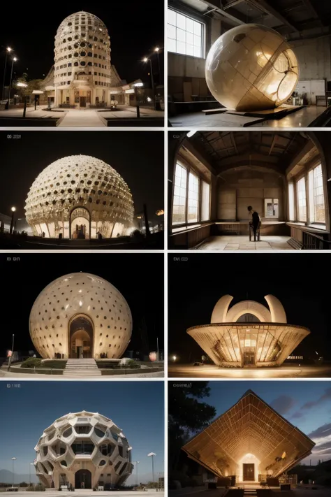 collage de los elementos de que contituye la arquitectura, funcion,volumen, estructura, lugar, el espacio