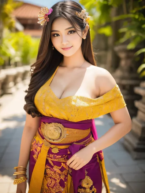 "(best quality,4k,highres,masterpiece:1.2),ultra-detailed,realistic,photorealistic:1.37,beautiful Indonesian woman,student cosplay,beautiful,energetic pose,mesmerizing gaze,long flowing hair,wearing a cute  with a short skirt,bright smile,vibrant makeup,so...