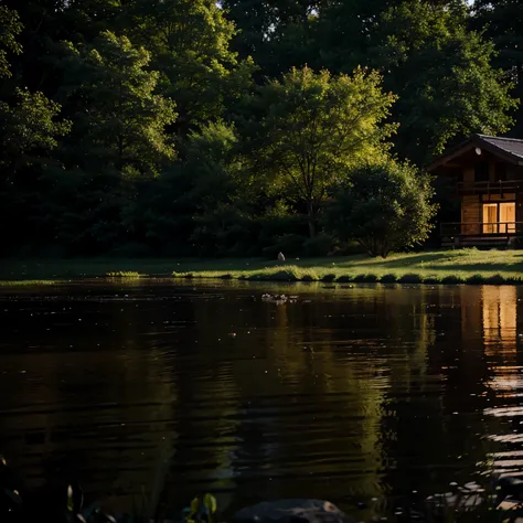 A peaceful place in the evening time