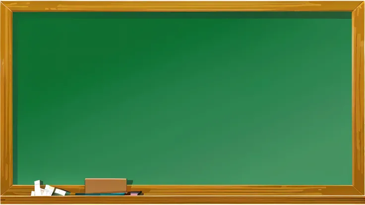 a close up of a blackboard with a wooden frame and a chalk board, blackboard, blackboard in background, chalkboard, classroom background, drawn image, whiteboard, : :, highschool background, school class, detailed school background, clipart, blank backgrou...