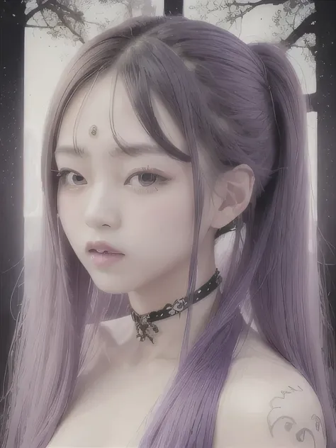 live-action、Realistic、A young girl standing in the grass、The age is６age、１６K、naked、Small breasts、completely naked、twin tails、bright purple hair、blue eyes、Purple Hair、elf ears、clavicle、young girl、completely naked、naked、young girl、Braid、ponytail、nipple、ethnic...