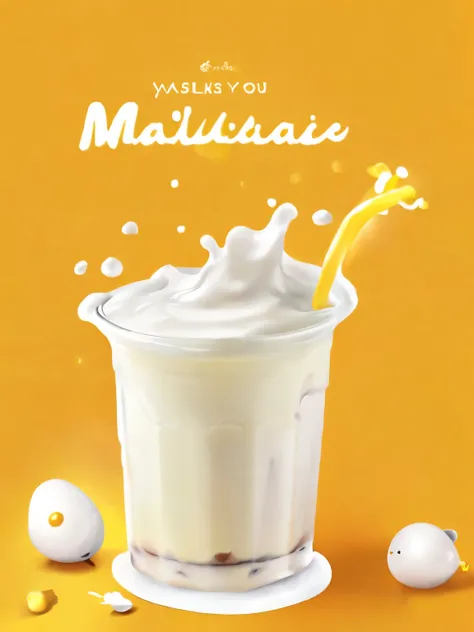 Wahaha milk poster