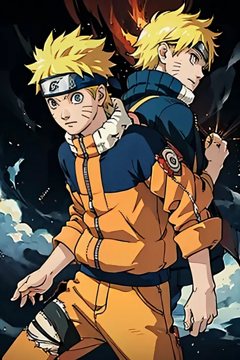 create image of the anime character uzumaki Naruto