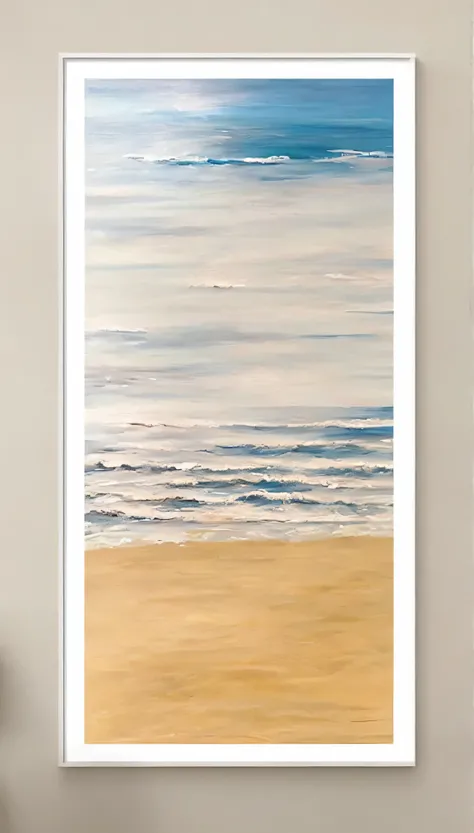 Arafad photo of a painting of boats on the beach, landscape art品, Sandy white moon landscape, landscape art detailed, Fantasy landscape art, 3D virtual landscape painting, Oil painting in 3d, Soft inkjet artwork, Poster artwork, Sand fog, landscape art, De...