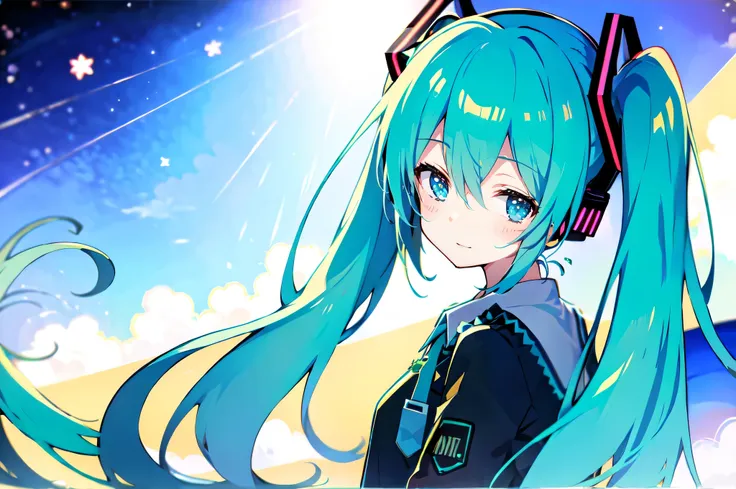 hatsune miku,smile