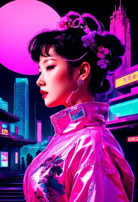 Vaporwave aesthetic is an art form，Its features include the fantasy of modern art、collage、Order not possible，Intense psychedelic colors and retro future decadence, of course.。Vaporwave art form through music、Visual elements and other forms of presentation，...