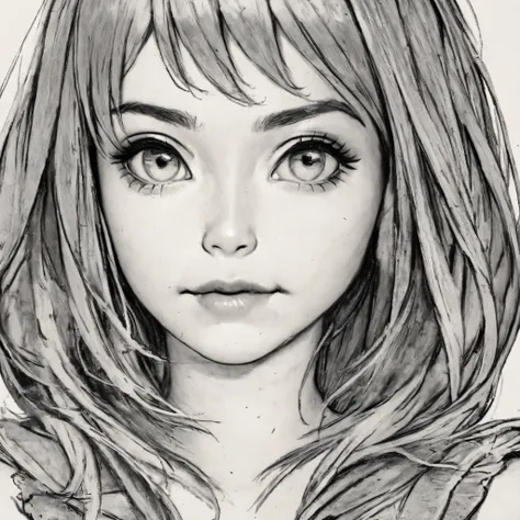 extremely detailed,sexy women, closeup,sketchnime,highly realistic rendering,finest details, portrait