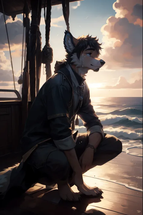 (((Barefoot furry character, full body, cinematic setting, male))) 

Masquerading as a man with a reason.
My charade is the event of the season
and if I claim to be a wise man, well
it surely means that I dont know.

On a stormy sea of moving emotion
tosse...