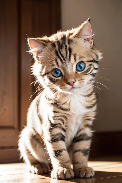 intricate details, blonde,edge information_woman,edge information_face,edge information_body, charming scottish fold kitten, ner...