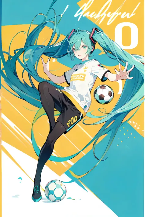 Hatsune miku ganando una copa de futbol
 