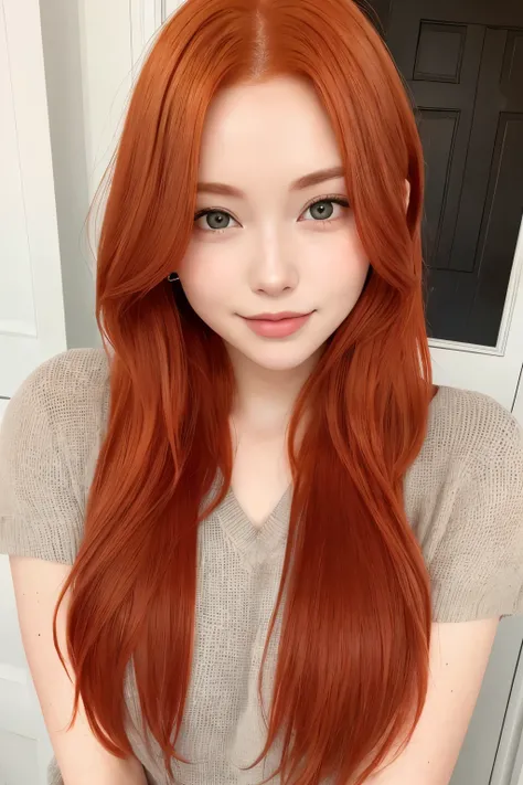 Beautiful Woman with ginger hair