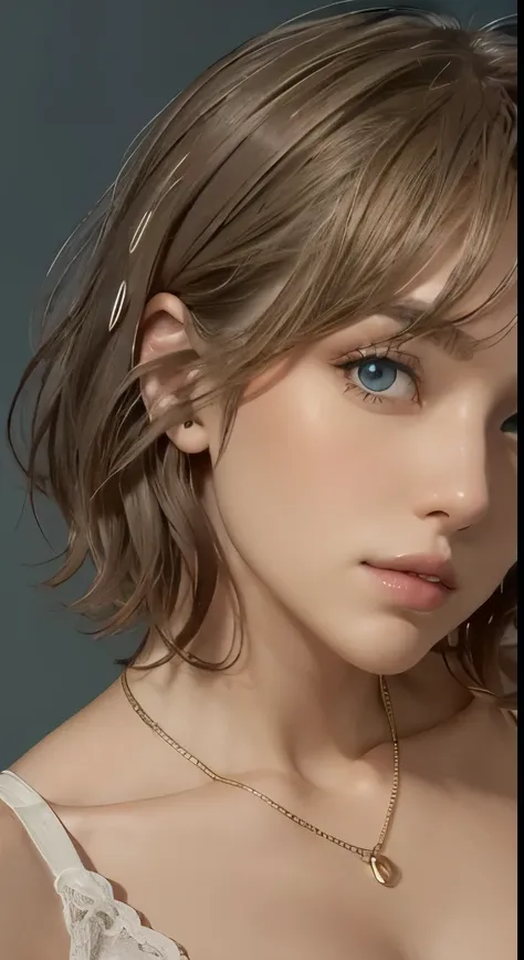 (representative work:1.4)、(8K、realistic、RAW photo、Highest image quality:1.4)、(30 year old mature woman)、beautiful face、(realisticな顔)、(beautiful hairstyle、realistic eyes、Detailed and beautiful eyes、(realisticな肌)、beautiful skin、short cut hair、dark brown hair...