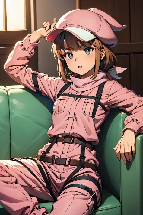 llenn/karen kohiruimaki - sword art online alternative gun gale online acostada en el sofa