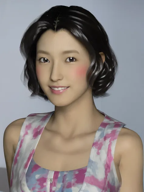 (masterpiece:1.3), (8K, realistic, Raw photo, highest quality: 1.4), Japanese, (1 girl), beautiful face, (realistic face), (black hair, short hair:1.3), beautiful hairstyle, realistic eyes, detailed and beautiful eyes, (realistic skin), beautiful skin, Cha...