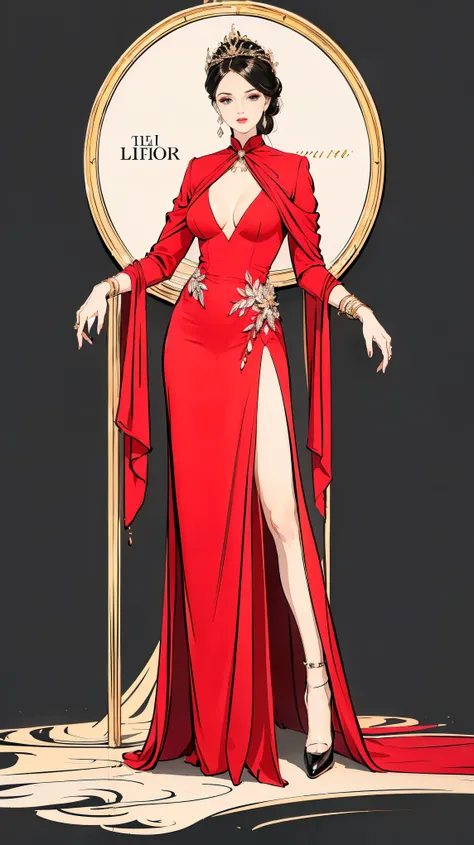 ((best quality,4k,highres,masterpiece:1.2)),((character concept art)), 1 female, Lucienne Chevalier, famed opera singer, confidant in matters of art and culture to the Marquis. Her captivating beauty is as enchanting as her voice. She subtly influences cul...