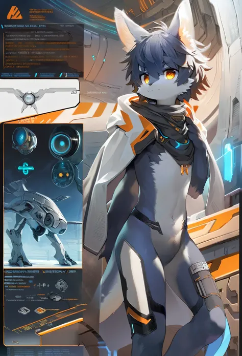 ((masterpiece)), (ultra detailed), (best quality), detailed background, (style of Science Fiction), (concept art, character sheet), game package, absurdres(highly detailed beautiful face and eyes)perfect anatomy(angelic handsome boy, kemono, )(furry anthro...