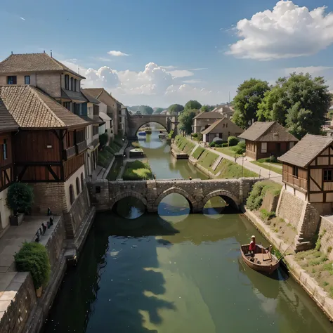 Create what cities were like in the Middle Ages