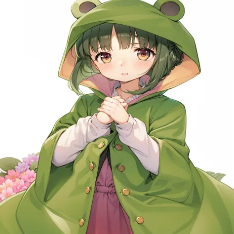 frog　cute　personification