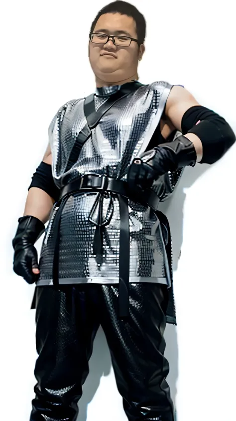 Are fat、Black Ninja Appearance、Chainmail、Top and bottom completely black